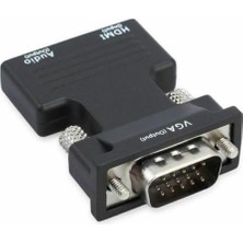 Str Store Ses Destekli HDMI To VGA Dönüştürücü Adaptör