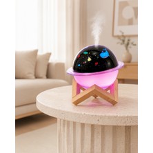 Kaliteyi Bul Mini Masaüstü Nemlendirici With Projektör Işık ve Aroma Difüzörü