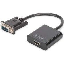 Digitus VGA Erkek To HDMI Dişi Çevirici