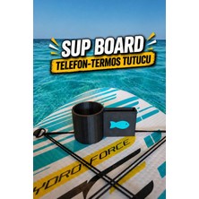 KIZILAKŞAM Sup Board Paddle Board - Telefon Tutucu & Termos Tutucu - Siyah