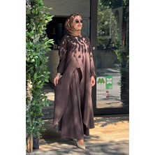 Al-Marwah Almarwah Pantolonlu Takım 203047 Kahve
