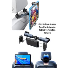 Siolanzi Araç Içi Koltuk Arkası Ayarlanabilir Telefon ve Tablet Tutucu | Uzayabilen & Döner Stand