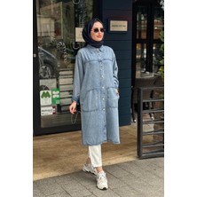Magazin Tensel Tunik 7511 Açık Mavi