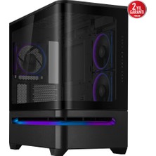 Asus Prıme AP202 Tg Argb, Psu Yok, Tempered Glass, Kavisli Panel, Argb, Matx, Gamıng Kasa