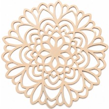 Besing Mandala Dekoratif Duvar Süsü | Geometrik Masa ve Duvar Dekoru Şablon