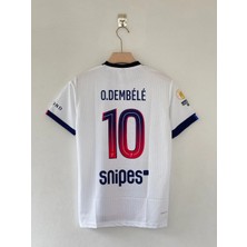 Mmt Spor P.s.g 2027 Ousmanee Dembele Yeni Sezon Deplasman Beyaz Yetişkin Taraftaar Forması