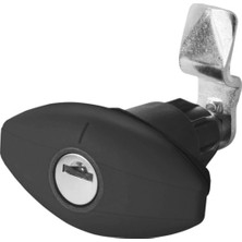 STS Oberholz Sts Elips Küçük Karavan Servis Kapısı Kilidi Siyah 78X42 mm (ST2007-20S3-840)