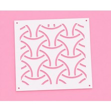 Besing Sashiko Büyük Geometrik Şablon | Kumaş Çizim Kalıbı | Nakış & Quilting Yardımcısı