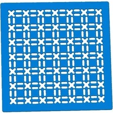 Besing Sashiko Çarpı Desen Nakış Şablonu