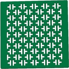 Besing Sashiko Artı Desen Nakış Şablonu