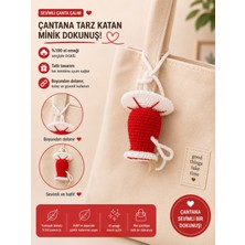 Besing Amigurumi Mantar Çanta Çalmı | El Yapımı Çanta Süsü |