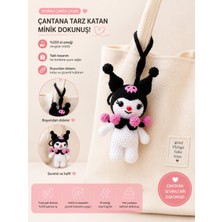 Besing Amigurumi Çanta Çalmı | El Yapımı Çanta Süsü | Boyundan Dolamalı Çanta Aksesuarı
