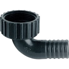 Can LP1602 90 Derece Su Gideri Düşürücü 38/25 mm Karavan Gider Dirseği (CNLP1602)