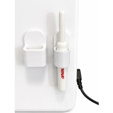 Besing Makine Yanı Kalem + Makas Tutucu Organizer | Yapışkanlı2'li Set | 3D Baskı