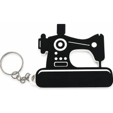 Besing Vintage Dikiş Makinesi Anahtarlık | 3D Baskı Sewing Machine Keychain | Terzi ve Dikiş Severlere Hediye