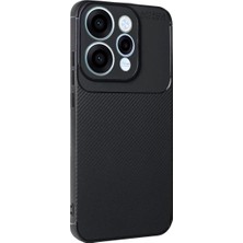SBN - Store Oppo Reno 15 Uyumlu Auto Focus Karbon Kapak - Siyah