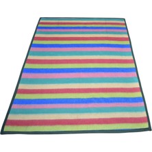 Kilim Antik El Dokuma Tasarım Yün Battaniyesi Kilim 1897 - Yeni - Çok Renkli