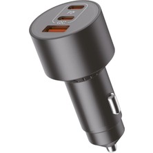 Zipax Huawei Pura 70 80 90 Pro Ultra  Uyumlu Araç Şarj Başlığı Toplam 100W 3 Girişli KNS-CR70