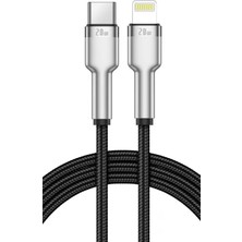 Zipax Apple Iphone 14 - 14 Pro - 14 Pro Max  Uyumlu Şarj Kablosu 20W Type-C To Lightning Pd Hızlı EARL-PD01I