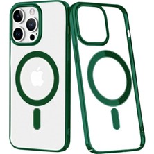 Belirtilmemiş Apple iPhone 14 Pro Kılıf Element Magneticsafe Sert Kapak - Köknar Yeşili