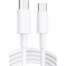Zipax Galaxy A52 A52S A53 A54 A55 A07 A17 Uyumlu Şarj Kablosu 60W 1 Metre Type-C To Type-C SB-CL92