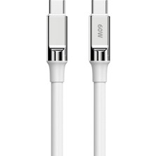 Zipax Casper Vıa A40 E30 E30 Plus E4 F20 Uyumlu Şarj Kablosu 3.0A Type-C To Type-C TRM-U15CC