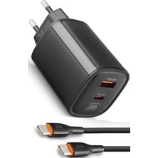Zipax Poco C40 C61 C65 F3 F4 F5 F6 X7 Pro  Uyumlu Şarj Aleti 45W Type-C Süper Hızlı Fast Şarj Set SB-SG115