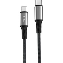 Zipax Oppo Reno 3 4 5 6 7 8 Pro 2z 14F Uyumlu Şarj Kablosu 240W Şarj Type-C 1 Metre LNYS-LC563CC