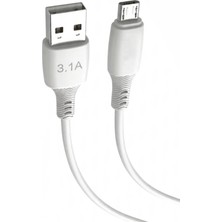Zipax Vivo Y11S Y15S Y21 Y21S Y20 Y20S Y51S Y20T Y51S Uyumlu Şarj Kablosu 3.1A Micro USB AURS-CB285