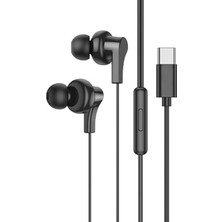 Zipax Tecno Spark Slim 20 20C 30 30C 40 40C Go 2025 Uyumlu Mikrofonlu Type-C Kulaklık Tak Çalıştır HC-M114S
