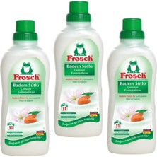 Frosch Badem Sütlü Çamaşır Yumuşatıcısı 3 × 750 ml (2250 Ml, 93 Yıkama)