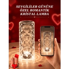 Aslanoğlu Store Sevgililer Günü Için Hediye Kristal Lamba Sevgiliye Hediye USB Şarjlı Gece Lambası (Kopya)
