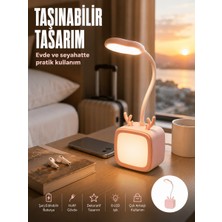 Aslanoğlu Store Modern Tasarımlı Şarj Edilebilir LED Gece Lambası