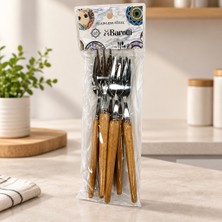 Aslanoğlu Store Ahşap Saplı Metal Küçük Çatal