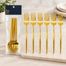 Aslanoğlu Store Gold Yemek Çatalı