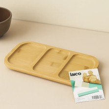SBN - Store Bambu 3 Bölmeli Sunum Tepsisi 25X14 cm