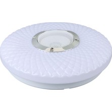 Belirtilmemiş PM-27329 Beyaz 30*6 cm 24 Watt Bluetooth Hoparlörlü Tavan Aydınlatma (AL-BL302) Tornavida Hediyeli