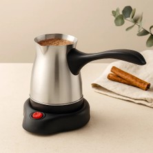 SBN - Store Elektrikli Çelik Cezve - Türk Kahvesi 500 ml (6 Fincan) 600W 360° Kablosuz