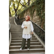 SBN - Store Çeyizlik Simli Robalı Yelek Düğmeli, Uçan Yelek Modeli Çeyizlik Yelek