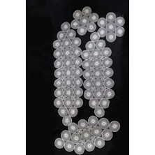 SBN - Store 5 Parça Salon Takımı Krem Renk Fransız Dantelli Salon Takımı