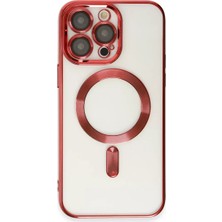Belirtilmemiş Apple Iphone 14 Pro Kılıf Kross Magneticsafe Kapak - Kırmızı