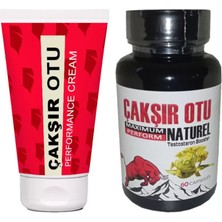 SBN - Store Çakşır Otu Kremi 2 Adet Özel Günlük Penismasaj Kremi 50 ml + 60 Lı Çakşır Otu Kapsülleri