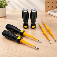 Belirtilmemiş Kontrol Kalemi ve Tornavida Çift Uçlu Ergonomik Saplı