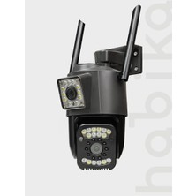 Dobest 6mp Wifi V380 Pro Ptz Güvenlik Kamerası 360° Dönüş Gece Görüşü Hareket Algılama Uzaktan Izleme Iki Yönlü Ses IP66 Dış Mekan Kamera