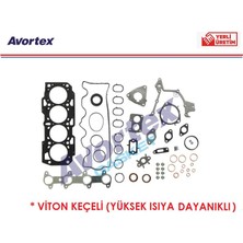Full Takım Conta Palio Punto 2 99+ Albea Siena Doblo 1 2000+ 1,9d Viton Keçeli 71715698 Avortex 240