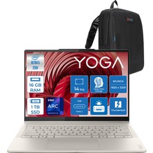 Lenovo Yoga 7 2-In-1 14ILL10 Intel Core Ultra 5 226V 16GB LPDDR5X 1tb SSD Intel Arc 130V 14" Wuxga OLED Dokunmatik Freedos Taşınabilir Bilgisayar 883JQ00GRTRF03 + Zettaçanta