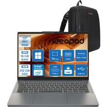 Lenovo Ideapad Slim 3 14IRH10 Intel Core I7-13620H 16GB Ddr5 512GB SSD Intel UHD Graphics 14" Wuxga OLED Windows 11 Home Taşınabilir Bilgisayar 883K000ASTRWH06 + Zettaçanta