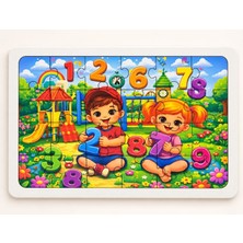 SBN - Store Sayılar - 24 Parça Ahşap Puzzle