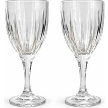 Pozzi Milano Modern Classic 2'li Cam Şarap Kadehi Seti - 320 ml