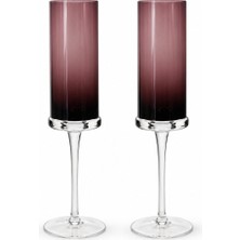Pozzi Milano Fun Classy 2’li Cam Şampanya Kadehi Seti - 190 ml